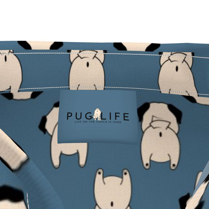 Pug Butt Aloha Camp Shirt Pug Life