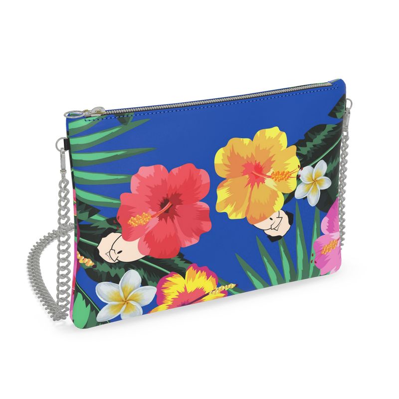 Tropical Pug Butt Crossbody in Leather