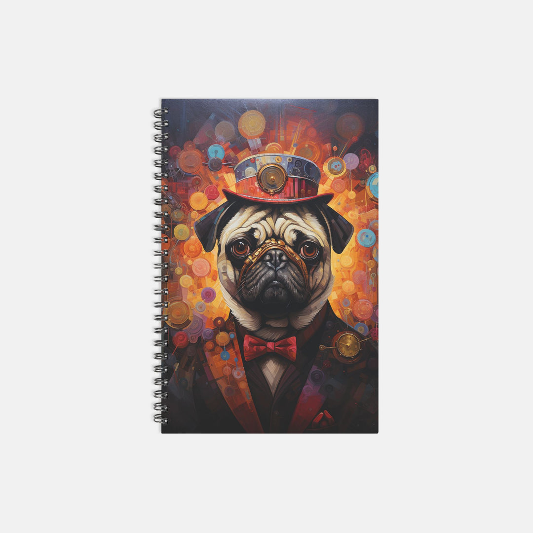 Mr. Baubles Steampunk Hardcover Planner Pug Life