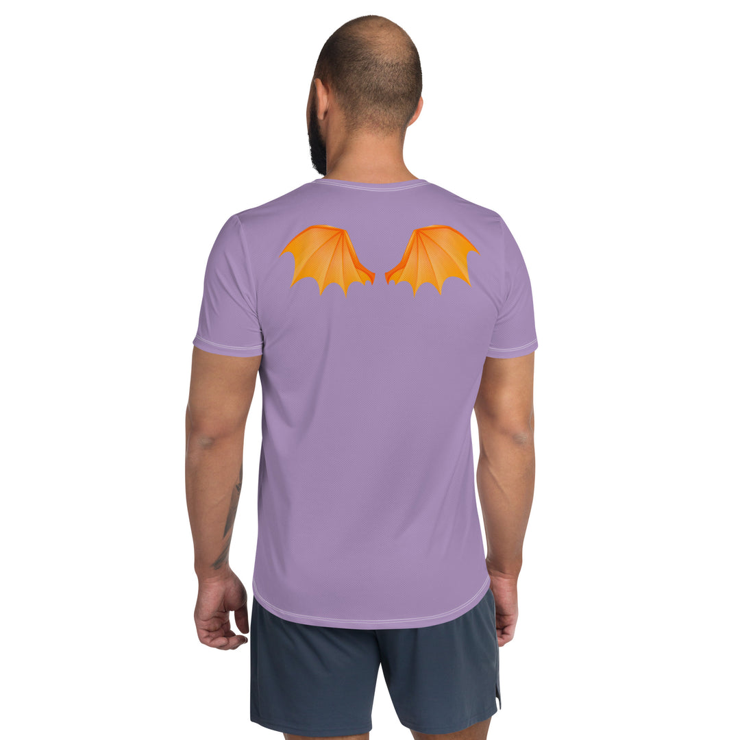 Purple Men's Athletic T-shirt