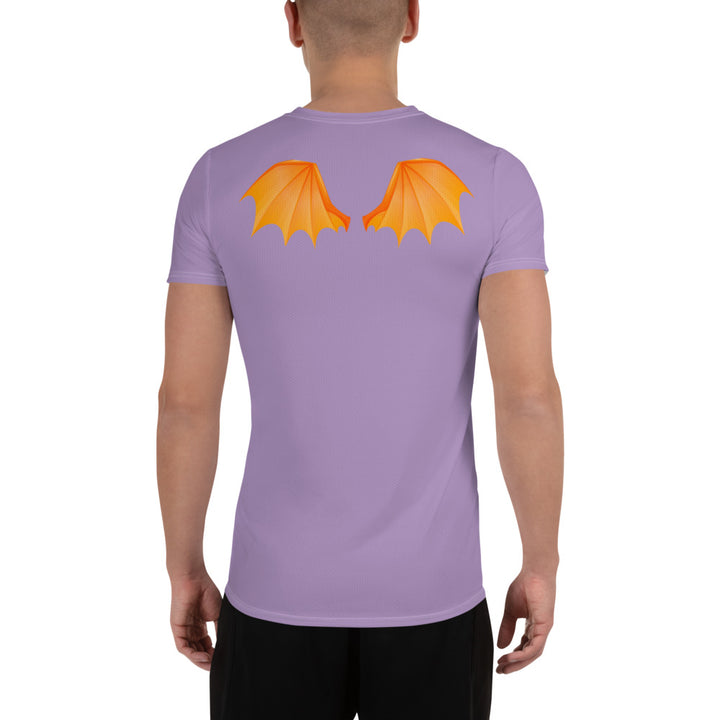 Purple Men's Athletic T-shirt