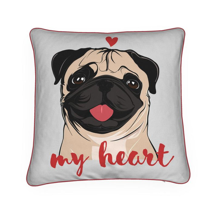 My Heart Belongs to Pug Limited Edition Cushion