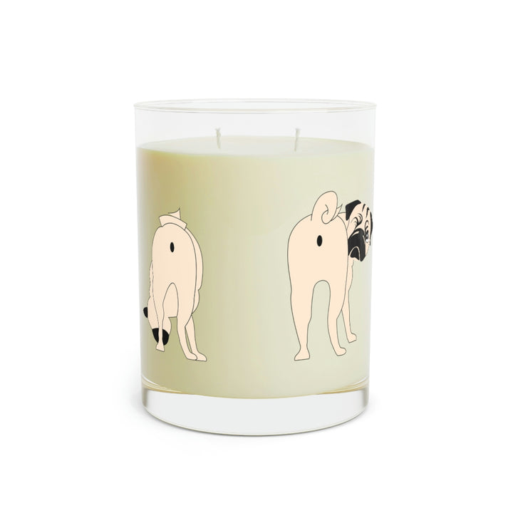 Pug Butt Double Wick Seventh Avenue Apothecary Candle Pug Life