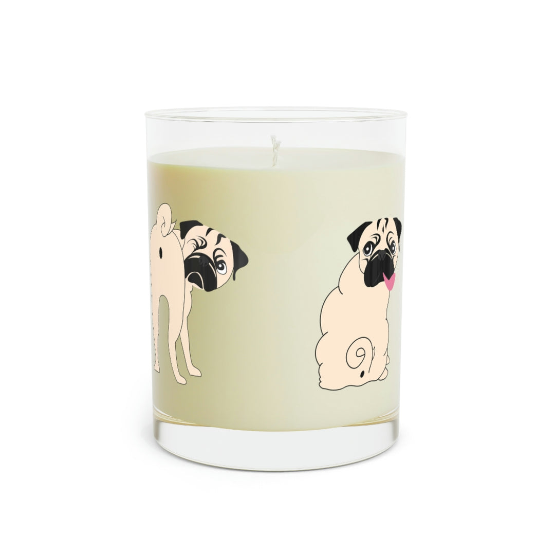 Pug Butt Double Wick Seventh Avenue Apothecary Candle Pug Life