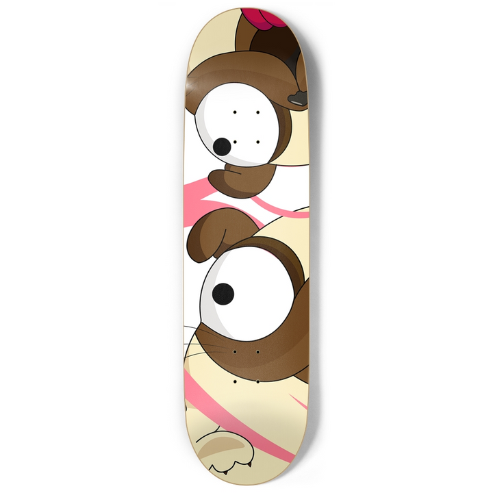 Bugged Out 9" Pug Skateboard