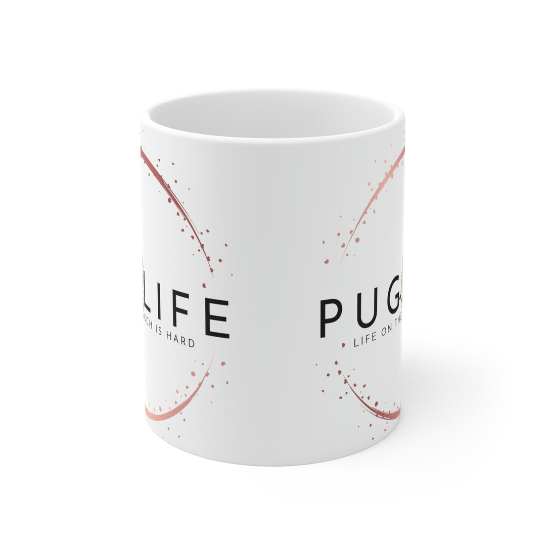 Pug Life Logo Dishwasher and Microwave Safe Mug Pug Life