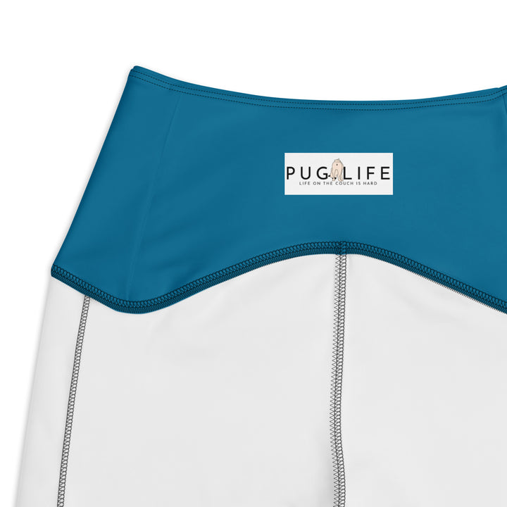 Pug Butt athletic leggings with pockets Pug Life