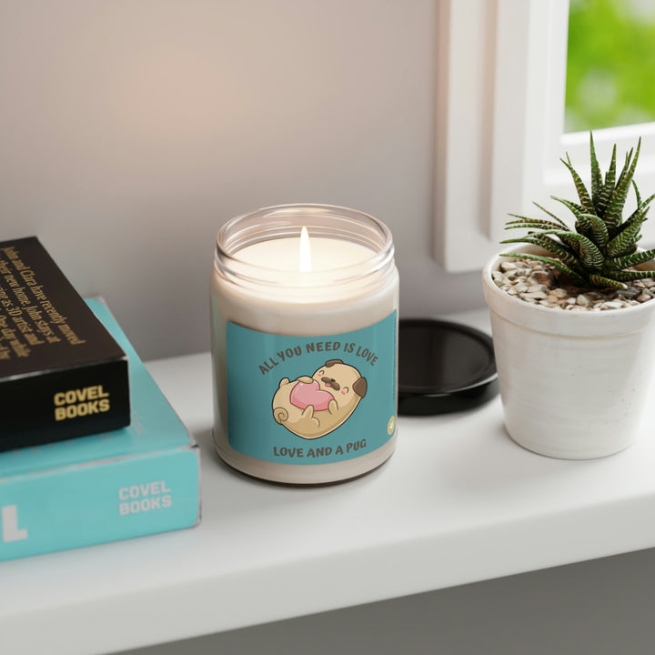 All You Need is Love and a Pug Candle Pug Life