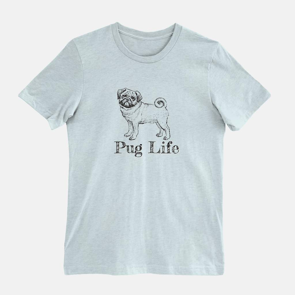 Sketchy Pug Life Unisex Tee Pug Life
