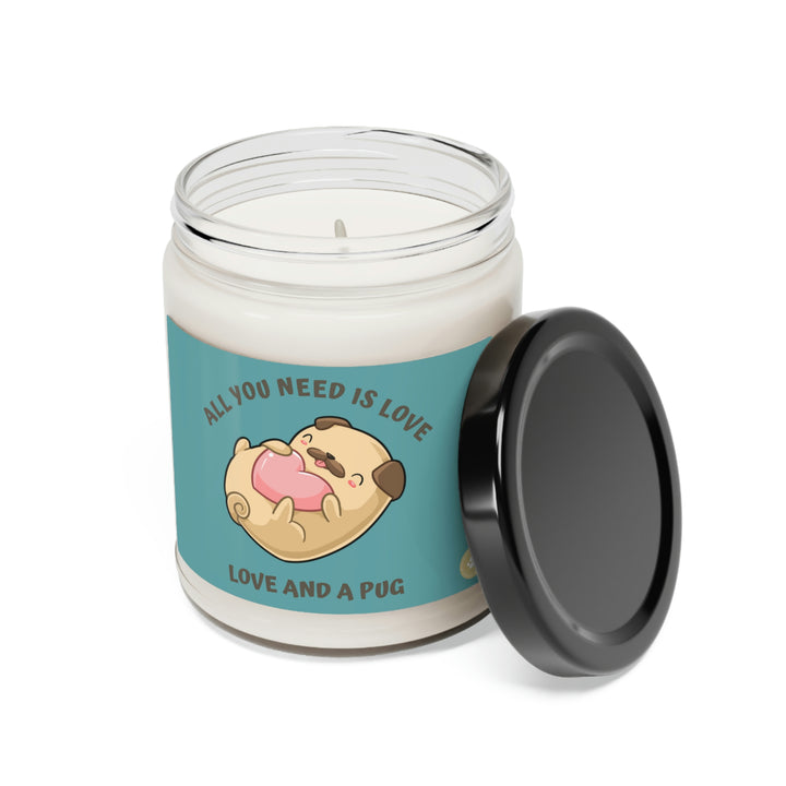 All You Need is Love and a Pug Candle Pug Life
