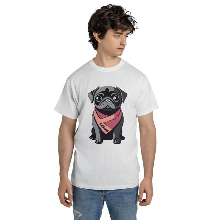 Ballard Pugs Tee Shirt or Sweatshirt Black Pug Edition