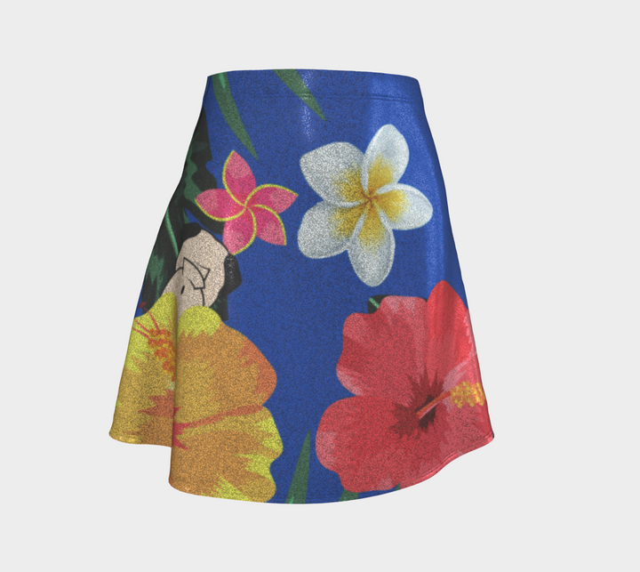 Tiki Pug Butt Flare Skirt in glitter or signature performance knit