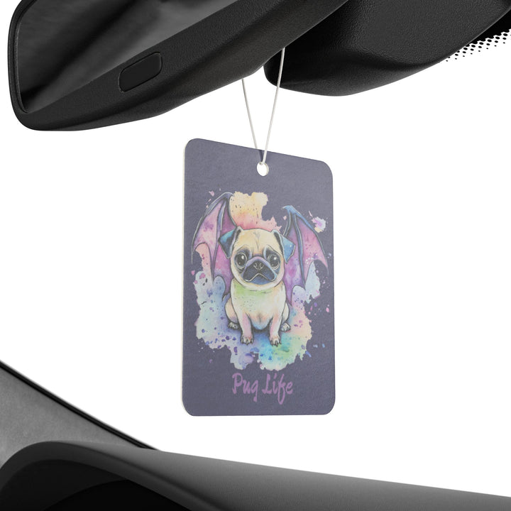 Bat Pug Car Air Freshener