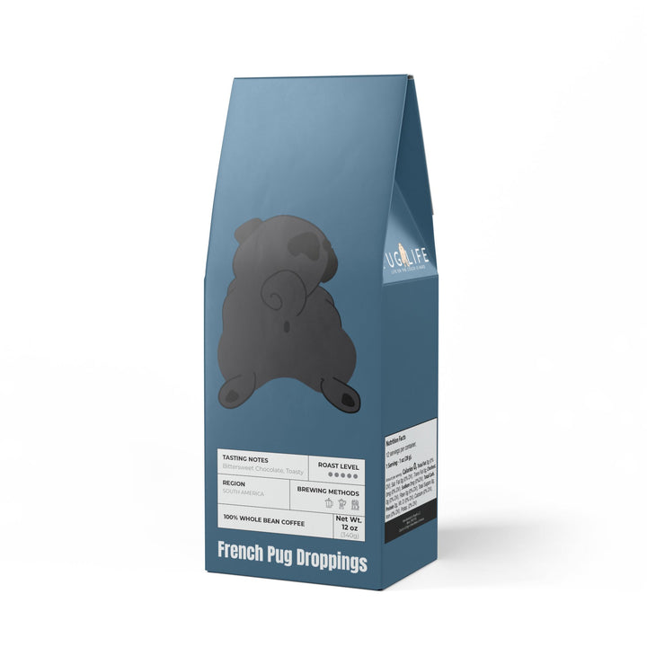 French Pug Droppings Coffee (Dark Roast)