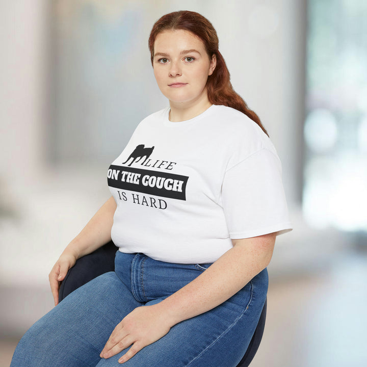 Life on the Couch is Hard Tee Shirt in Multiple Colors