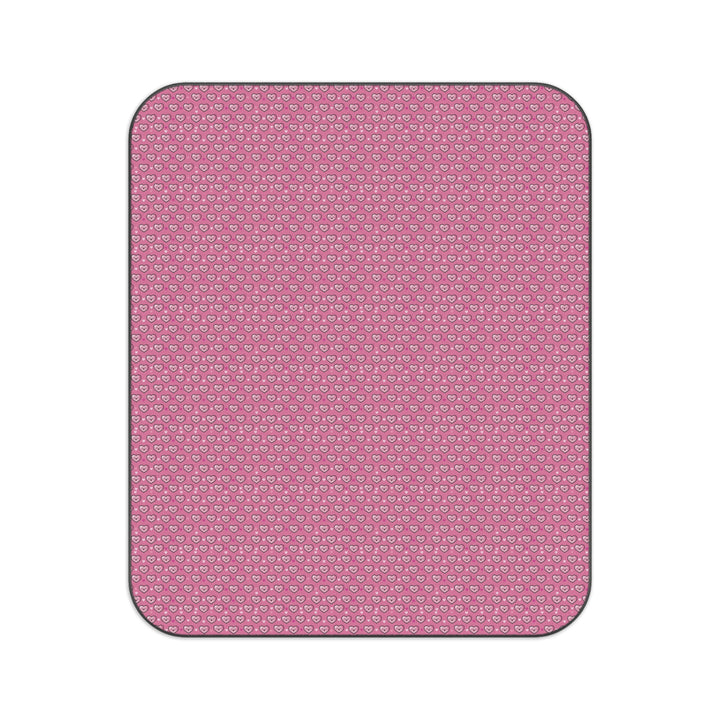 Kawaii Hearts Picnic Blanket