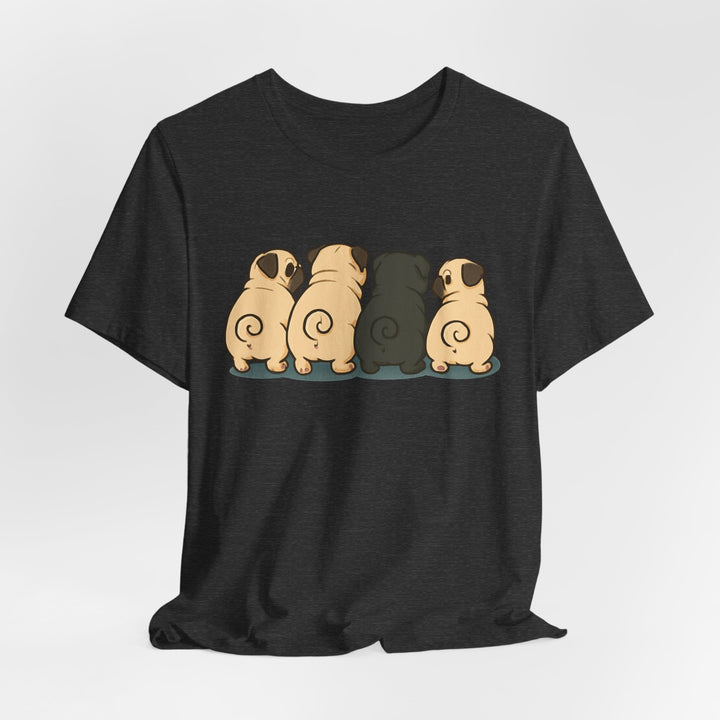 Express Shipping | Pug Butt Lineup T-Shirt