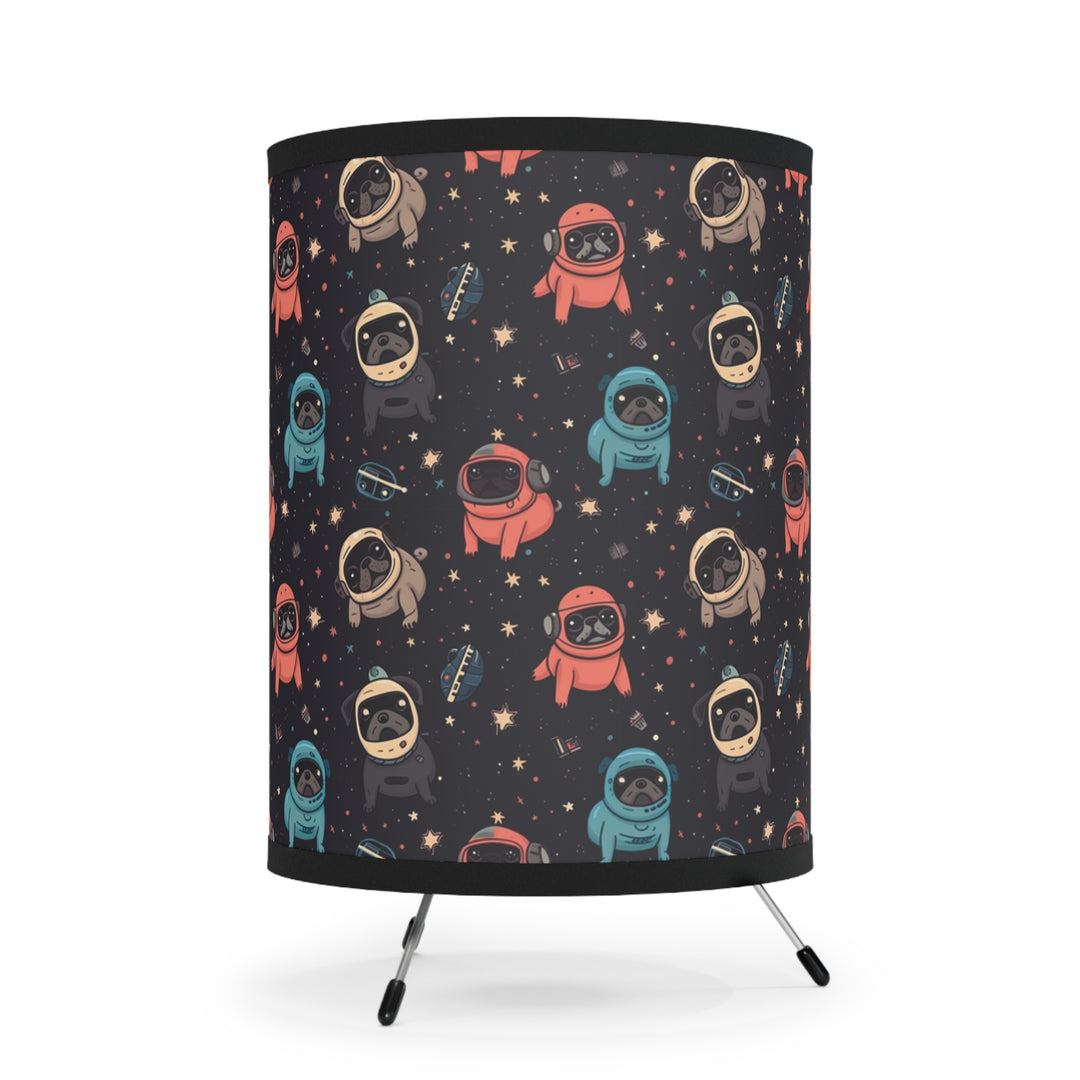Space Pug Tripod Lamp
