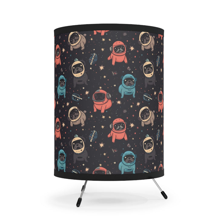 Space Pug Tripod Lamp