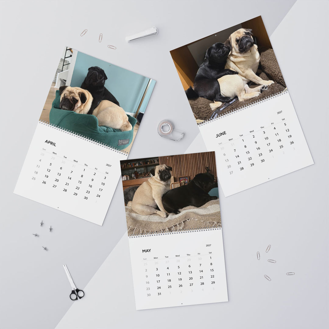 Pugs in Compromising Positions Wall Calendars 2027
