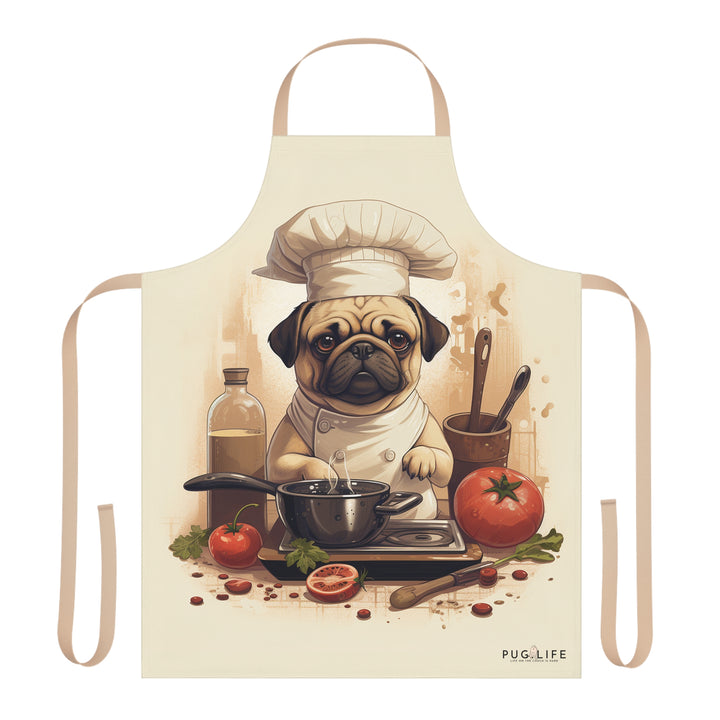 Chef Pug Apron Pug Life