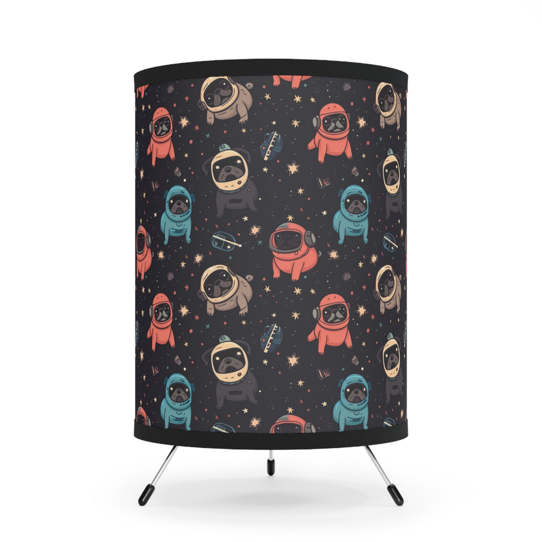 Space Pug Tripod Lamp