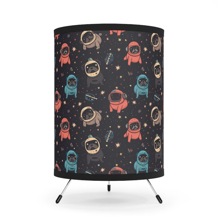 Space Pug Tripod Lamp