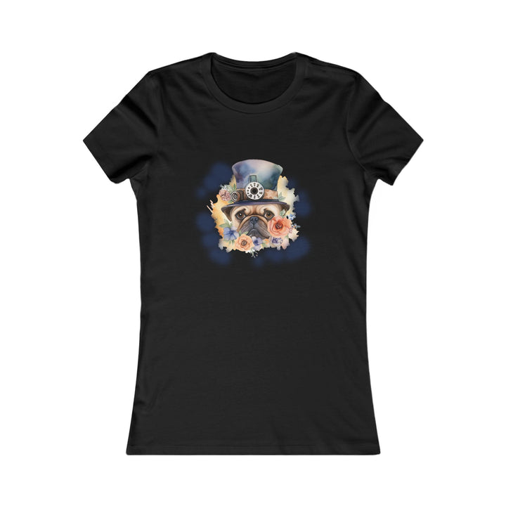 Steampunk Pug Slim Fit Favorite Tee