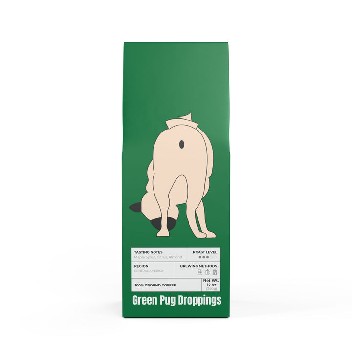 Green Pug Droppings Coffee Blend (Medium Roast)