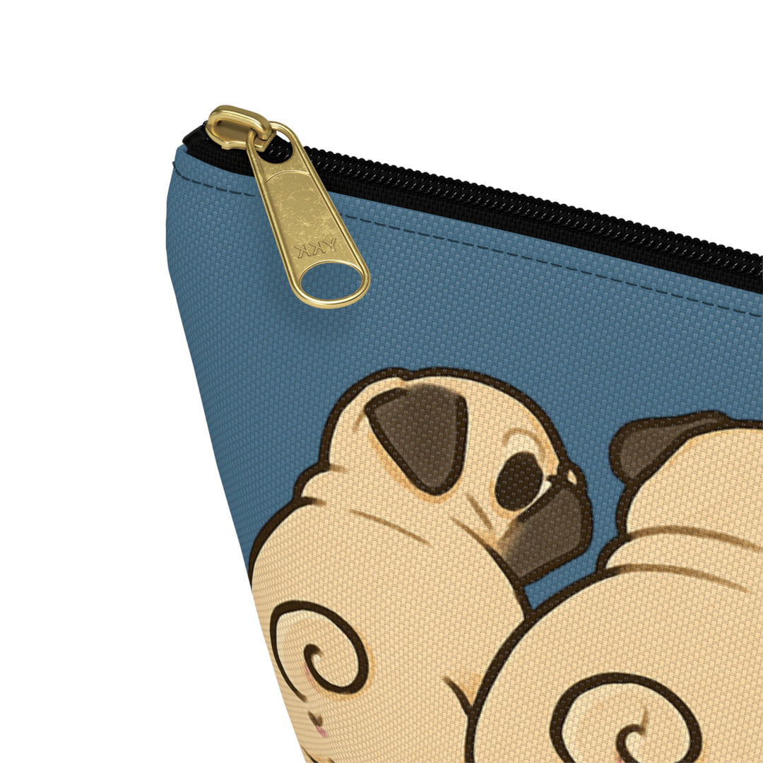 Pug Butt Party Accessory Pouch — Cute Pugs Makeup & Pencil Bag