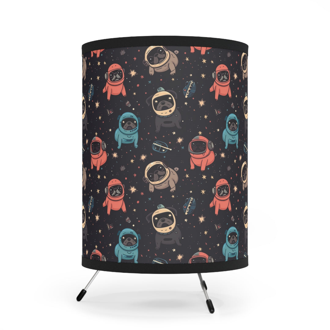Space Pug Tripod Lamp