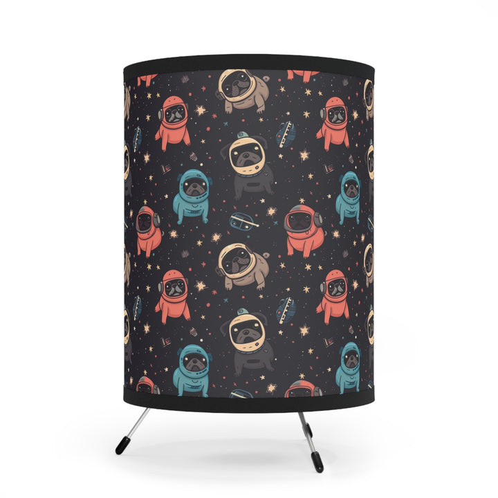 Space Pug Tripod Lamp