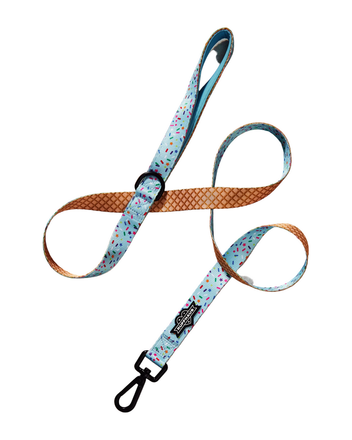 Sprinkle Me Blue Dog Leash
