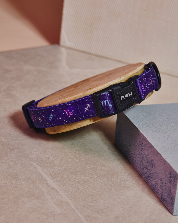 Zodiac Drip Dog Collar &amp; Bowtie