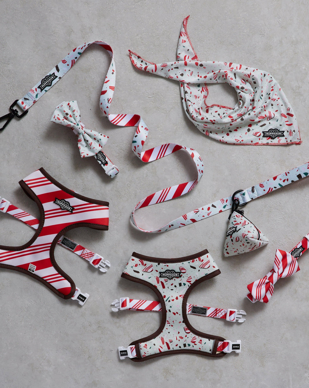 Peppermint Bark Reversible Harness