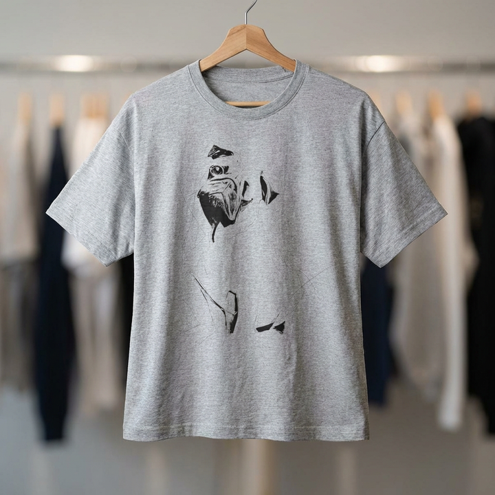 One Eyed Pug Oversized Boxy Tee