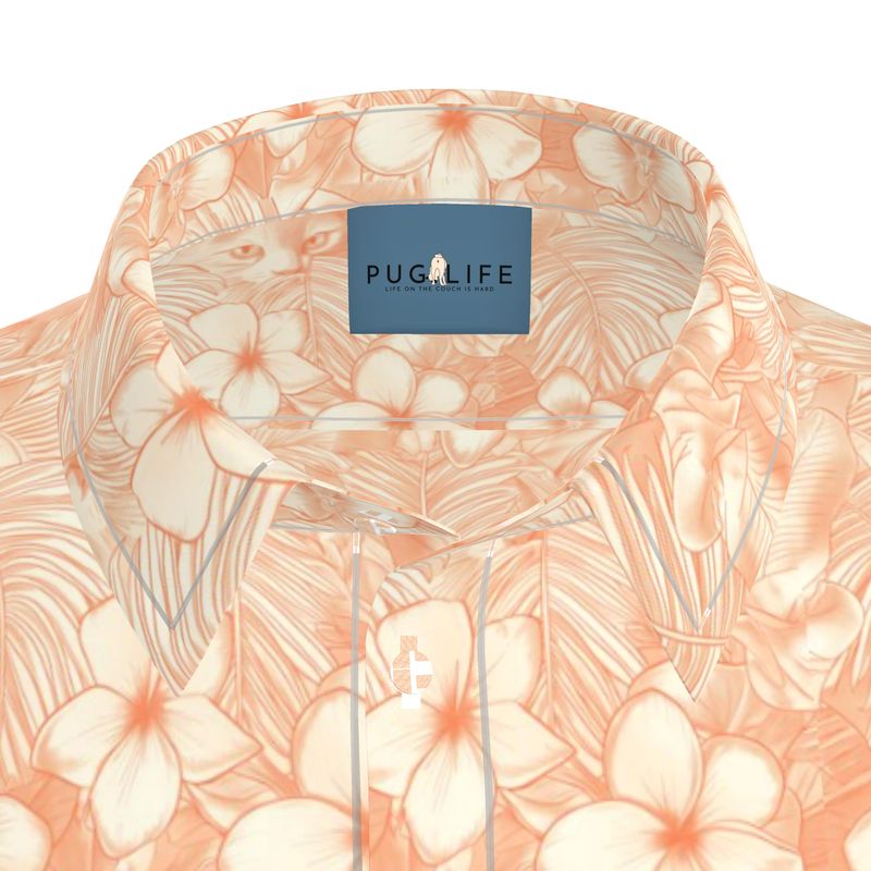 Orange Cat Aloha Shirt