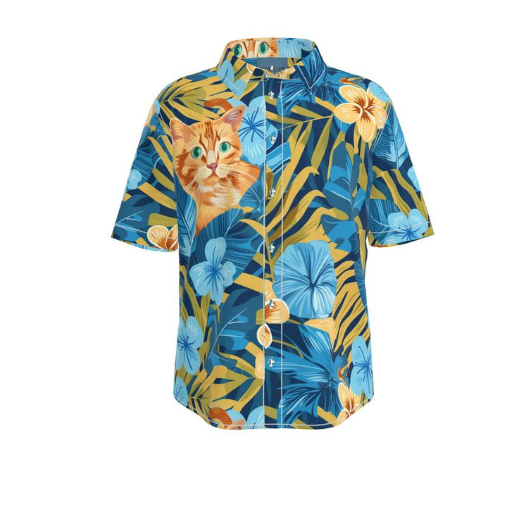 The Arlowe Tropical in Blue Aloha Shirt