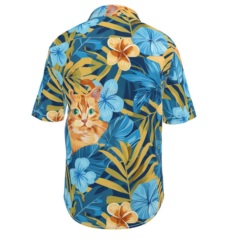 The Arlowe Tropical in Blue Aloha Shirt