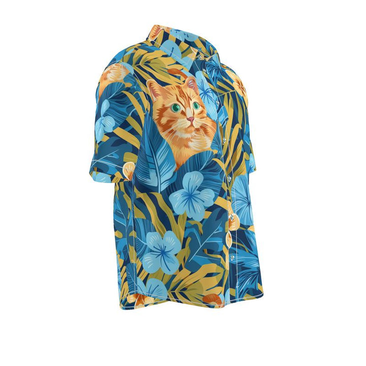 The Arlowe Tropical in Blue Aloha Shirt