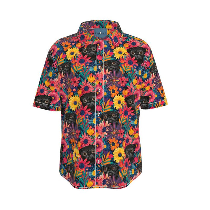 Summer Puggin' Aloha Shirt