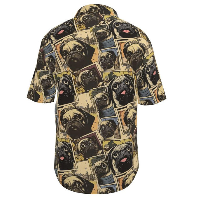 Pug Comics Aloha Shirt