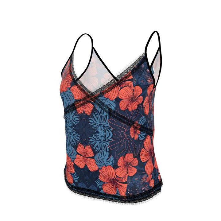 Tropical Pug Silk or Cotton Luxury Women's Pajamas sizes up to 7XL