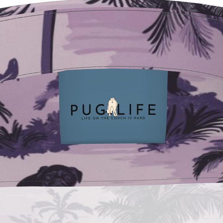 Hawaiian Gothic Pug Aloha Shirt