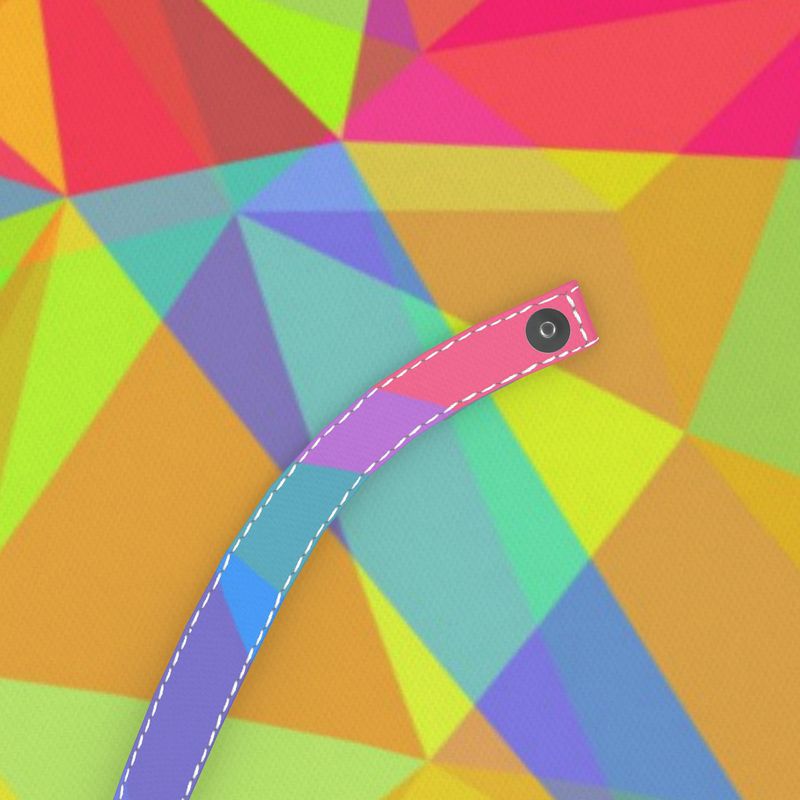 Neon Kaleidoscope Umbrella