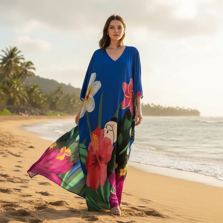 Tropical Pug Butt Sol Kaftan