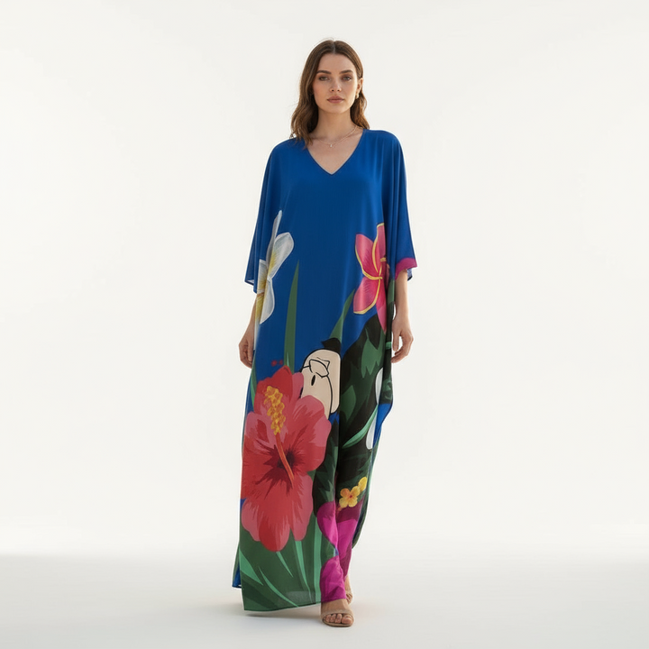 Tropical Pug Butt Sol Kaftan