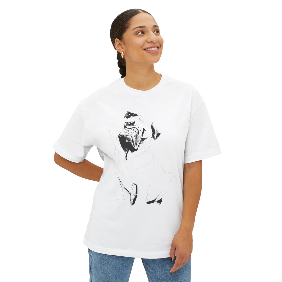 One Eyed Pug Oversized Boxy Tee