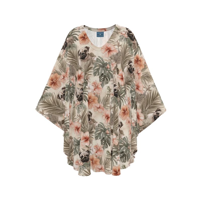 Earthen Tropical Pug Sol Caftan