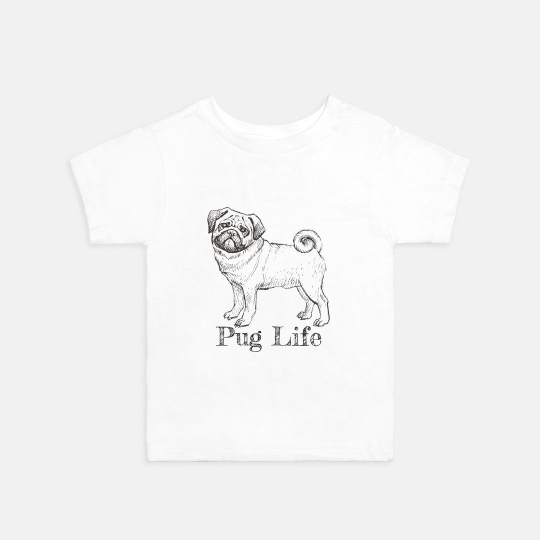 Pug Life Sketchy Toddler Tee